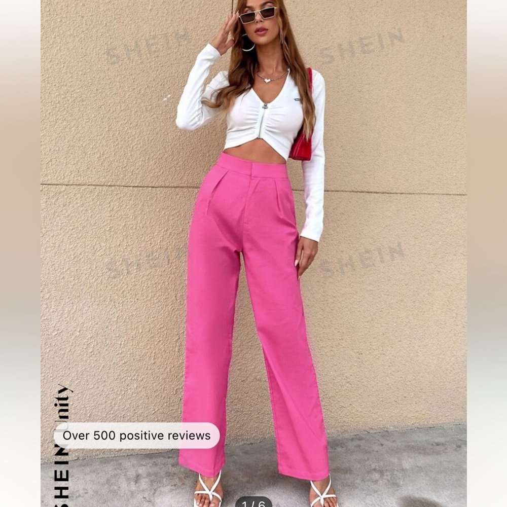 SHEIN pink pants